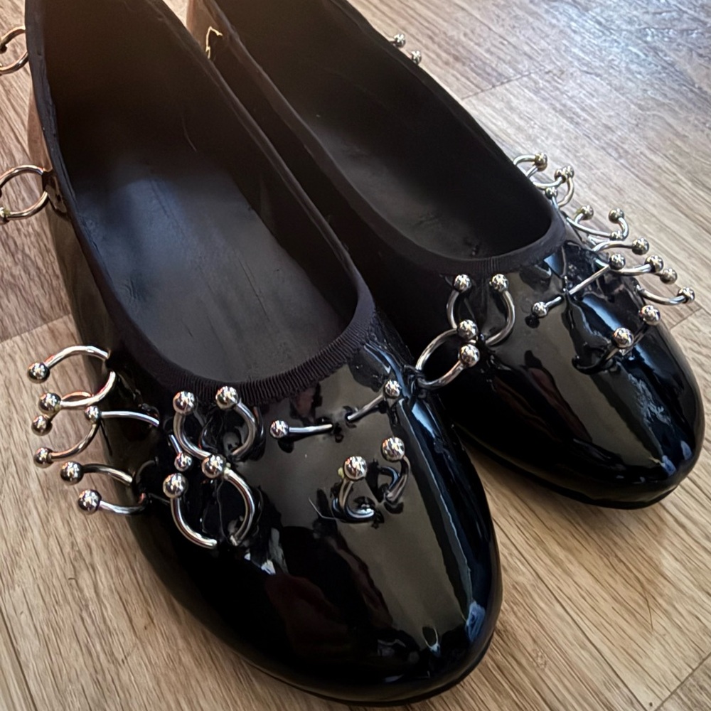 Pierced Ballet Flats